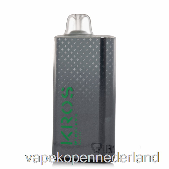 Elektronische Sigaret Vape Kros Wireless 9000 Wegwerpmojito